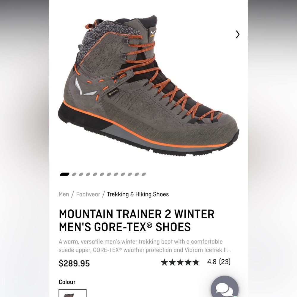 Top of the line snow boots